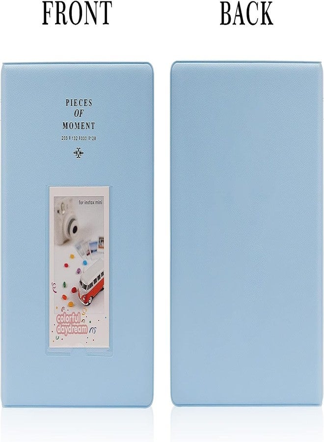 Zenko 128 Pockets Mini Photo Album Compatible with Fujifilm Instax Mini 12 11 9 8 90 25, Polaroid Snap PIC-300, Kodak 3-Inch Film & Magnetic Photo Frames (Light Blue) - Image 4